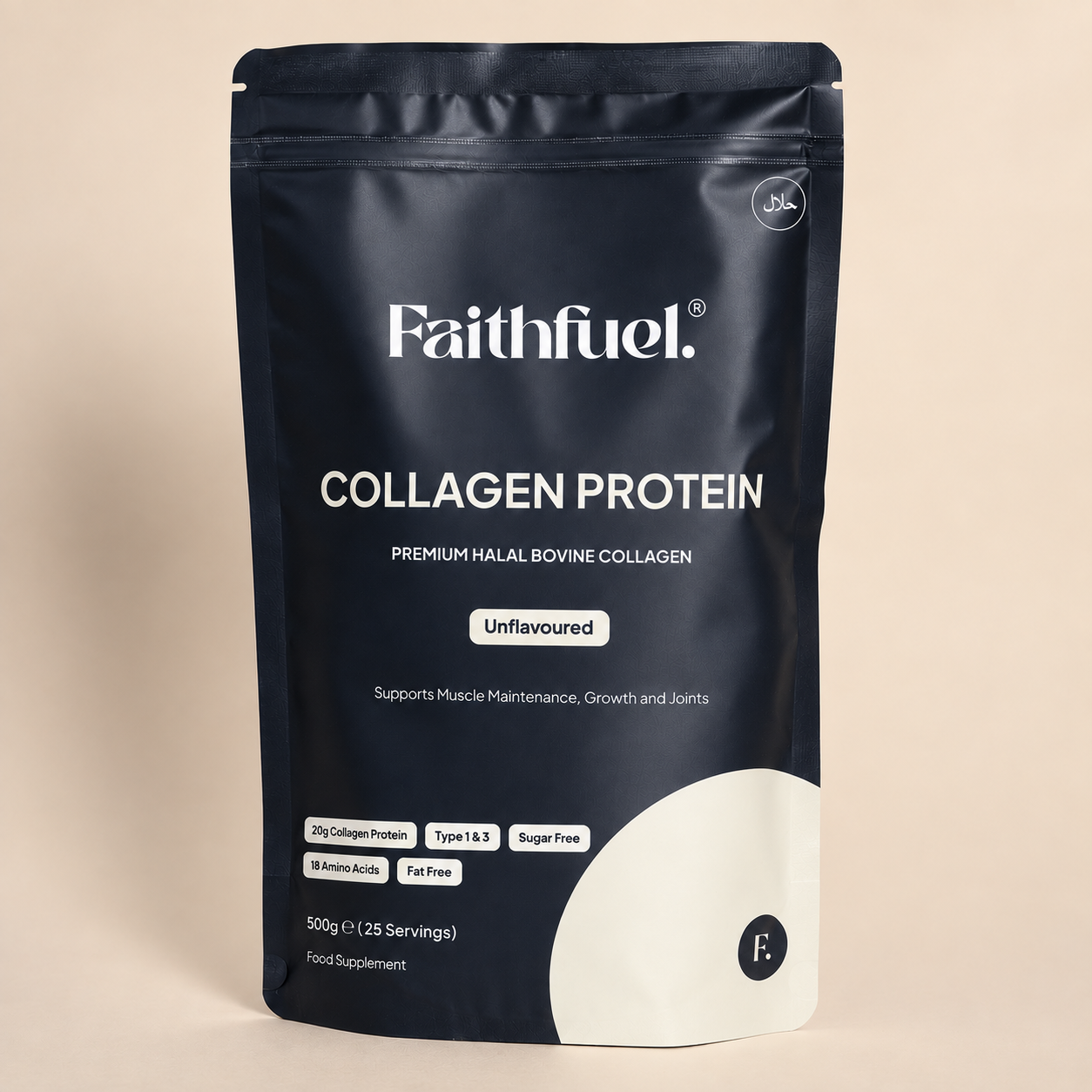 Halal Collagen Protein (500g): 2 Month Supply