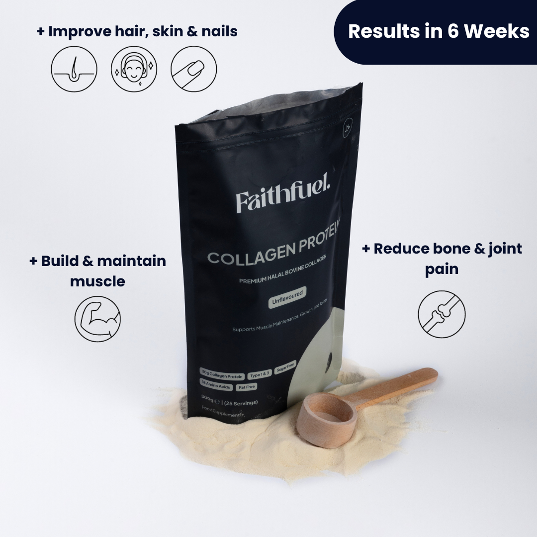 Halal Collagen Protein (500g): 2 Month Supply